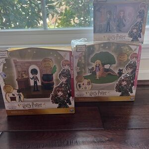 Harry Potter Magical Minis Playsets Bundle of Three NWT